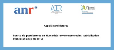 Appel à candidatures Bourse de postdoctorat